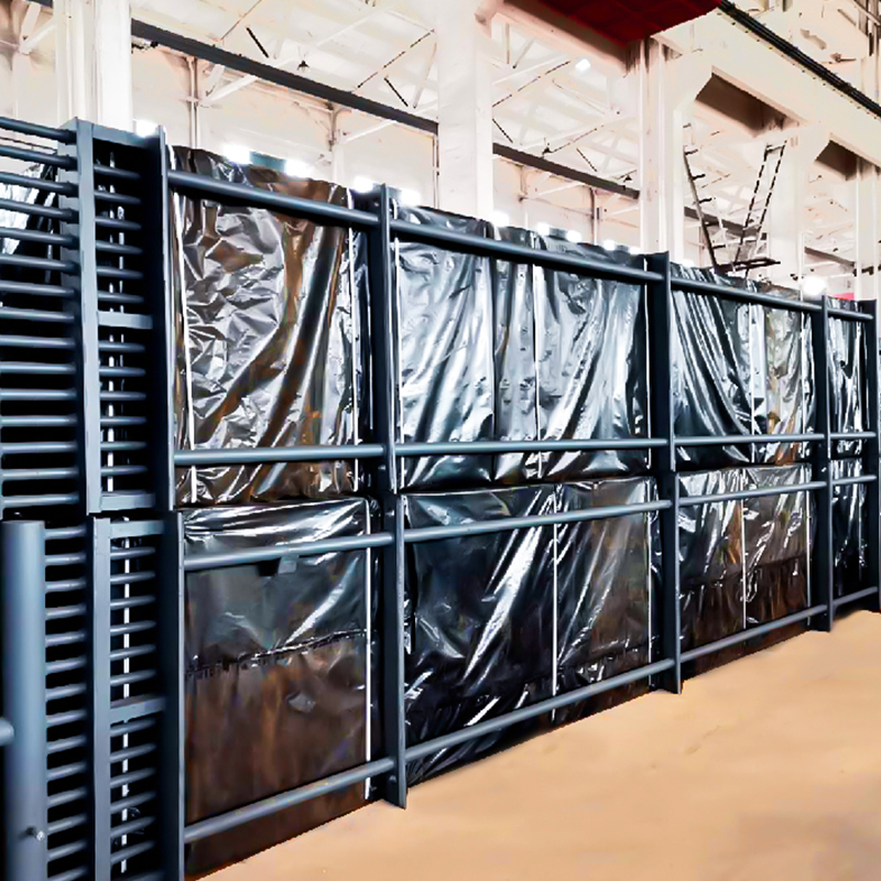 Économiseur pour les gaz de cheminée du four industriel